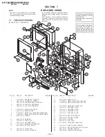 Предварительный просмотр 96 страницы Sony KP-53XBR200 - 53" Projection Tv Service Manual