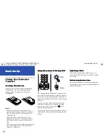 Preview for 24 page of Sony KP-53XBR300 - 53" Color Rear Video Projector Television Operating Instructions Manual