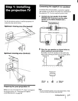 Предварительный просмотр 5 страницы Sony KP-53XBR45 - 53" Projection Tv Operating Instructions Manual