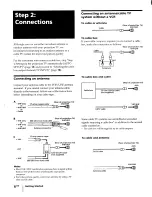 Предварительный просмотр 6 страницы Sony KP-53XBR45 - 53" Projection Tv Operating Instructions Manual