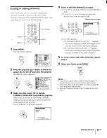 Предварительный просмотр 15 страницы Sony KP-53XBR45 - 53" Projection Tv Operating Instructions Manual