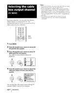 Предварительный просмотр 18 страницы Sony KP-53XBR45 - 53" Projection Tv Operating Instructions Manual