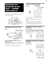 Предварительный просмотр 21 страницы Sony KP-53XBR45 - 53" Projection Tv Operating Instructions Manual