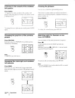 Предварительный просмотр 22 страницы Sony KP-53XBR45 - 53" Projection Tv Operating Instructions Manual