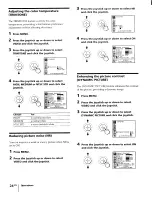 Предварительный просмотр 24 страницы Sony KP-53XBR45 - 53" Projection Tv Operating Instructions Manual