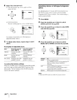 Предварительный просмотр 26 страницы Sony KP-53XBR45 - 53" Projection Tv Operating Instructions Manual