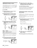 Предварительный просмотр 28 страницы Sony KP-53XBR45 - 53" Projection Tv Operating Instructions Manual