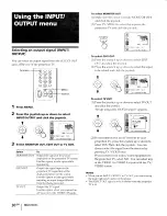 Предварительный просмотр 30 страницы Sony KP-53XBR45 - 53" Projection Tv Operating Instructions Manual