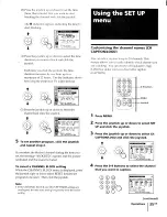 Предварительный просмотр 35 страницы Sony KP-53XBR45 - 53" Projection Tv Operating Instructions Manual