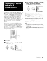 Предварительный просмотр 39 страницы Sony KP-53XBR45 - 53" Projection Tv Operating Instructions Manual