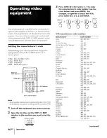 Предварительный просмотр 40 страницы Sony KP-53XBR45 - 53" Projection Tv Operating Instructions Manual