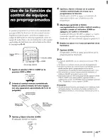 Предварительный просмотр 92 страницы Sony KP-53XBR45 - 53" Projection Tv Operating Instructions Manual