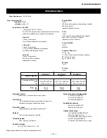 Предварительный просмотр 4 страницы Sony KP-57WS510 - 57" Wide Screen Projection Tv Service Manual