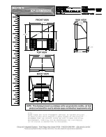 Preview for 1 page of Sony KP-57WS520 - 57" Hi-scan Projection Television Dimension Manual