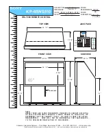 Sony KP-65WS510 - 65" 16:9 Hi-scan Projection Television Product Dimensions preview