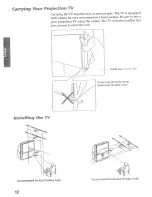 Предварительный просмотр 13 страницы Sony KP-65WV600 - 65" Wide Screen Projection Tv Operating Instructions Manual