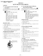 Предварительный просмотр 56 страницы Sony KP-65XBR10W - 65" Projection Tv Service Manual