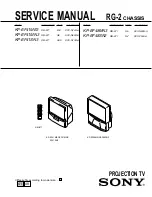 Sony KP-EF41ME3 Service Manual preview