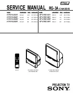 Preview for 1 page of Sony KP-ER43M31 Service Manual