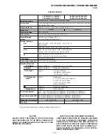 Preview for 2 page of Sony KP-ER43M31 Service Manual