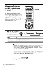 Preview for 18 page of Sony KP-ES43 Operating Instructions Manual