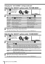 Preview for 34 page of Sony KP-ES43 Operating Instructions Manual