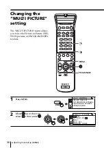 Preview for 36 page of Sony KP-ES43 Operating Instructions Manual