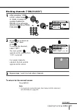 Preview for 41 page of Sony KP-ES43 Operating Instructions Manual