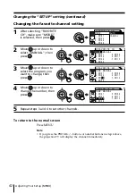 Preview for 42 page of Sony KP-ES43 Operating Instructions Manual