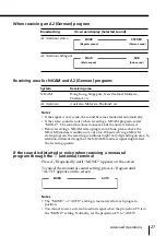 Предварительный просмотр 27 страницы Sony KP-FS43M61 Operating Instructions Manual