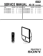 Sony KP-FS43M90 Service Manual preview