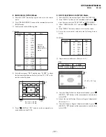 Preview for 57 page of Sony KP-FS43M90 Service Manual