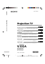 Предварительный просмотр 1 страницы Sony KP-FX432M31 Operating Instructions Manual