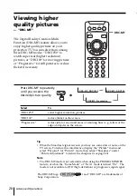 Предварительный просмотр 20 страницы Sony KP-FX432M31 Operating Instructions Manual