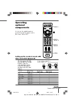 Предварительный просмотр 31 страницы Sony KP-FX432M31 Operating Instructions Manual