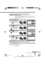 Предварительный просмотр 55 страницы Sony KP-FX432M31 Operating Instructions Manual