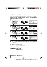 Предварительный просмотр 116 страницы Sony KP-FX432M31 Operating Instructions Manual