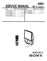 Preview for 2 page of Sony KP-FX432M31 Service Manual