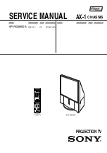 Preview for 2 page of Sony KP-FX43M90A Service Manual