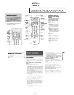 Preview for 8 page of Sony KP-HR53KR Service Manual