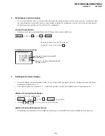 Preview for 6 page of Sony KP-HW51K90J Service Manual