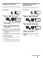 Preview for 15 page of Sony KP-XA43 Operating Instructions Manual