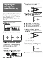 Preview for 16 page of Sony KP-XA43 Operating Instructions Manual