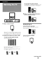 Preview for 17 page of Sony KP-XA43 Operating Instructions Manual