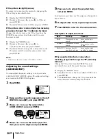 Preview for 20 page of Sony KP-XA43 Operating Instructions Manual