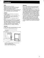 Предварительный просмотр 3 страницы Sony KPR-46CX10 Operating Instructions Manual