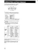 Предварительный просмотр 16 страницы Sony KPR-46CX10 Operating Instructions Manual