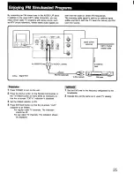 Предварительный просмотр 25 страницы Sony KPR-46CX10 Operating Instructions Manual