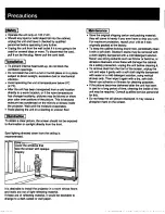 Preview for 5 page of Sony KPR-46CX25 Operating Instructions Manual