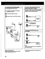 Preview for 12 page of Sony KPR-46CX35 Operating Instructions Manual